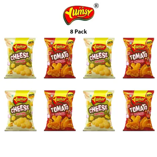 Online Sale-YUMSY PuffCorn 22 gm -Veg-(Pack of 8)